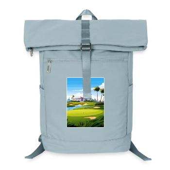 Riviera Country Club Golf Reise Poster Souvenir - Laptop-Rucksack  - Eisblau - Vorne