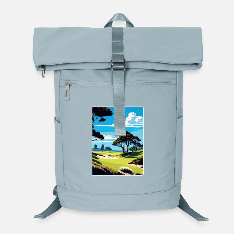 Spyglass Hill Golf Course Affiche de voyage souvenir Sac à dos ordinateur