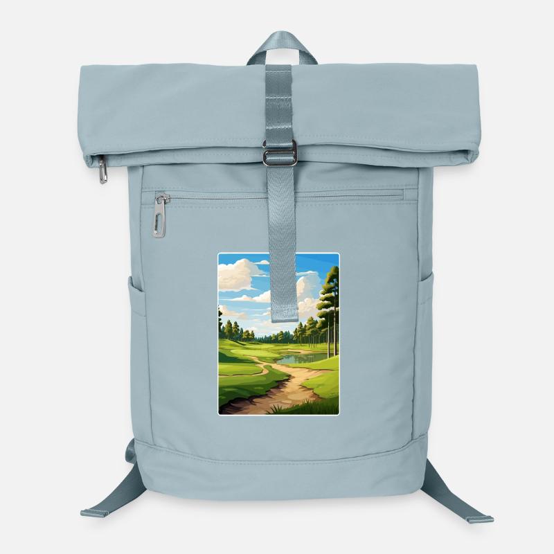 Shadow Creek Golfplatz Reiseposter Souvenir Laptop-Rucksack 