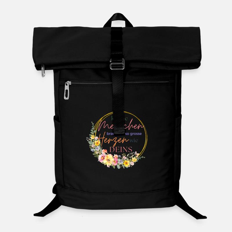 Kleine Menschen brauchen so große Herzen wie deins Laptop-Rucksack 