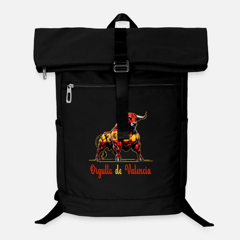 Der Stolz Valencia Flagge Design Laptop-Rucksack 