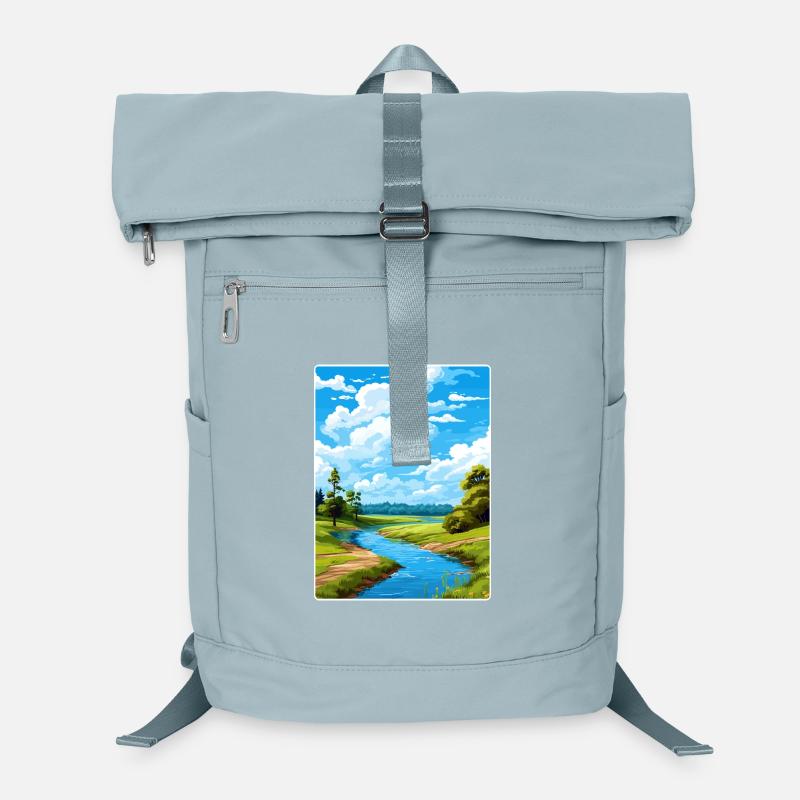 Lower Oder Valley Germany Travel Poster Souvenir Laptop Backpack