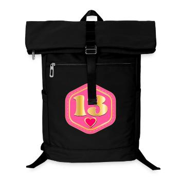 13th Birthday - Number Thirteen - Laptop Backpack - black - Front