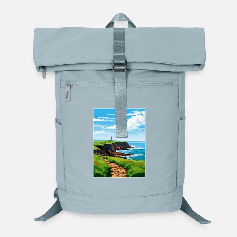 Lizard Point Angleterre Affiche de voyage Souvenir WPA Sac à dos ordinateur