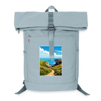 Channel Islands National Park California Travel - Laptop Backpack - ice blue - Front