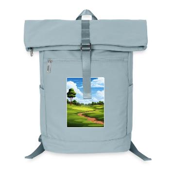 Tpc Boston Golf Club Reiseposter Souvenir WPA - Laptop-Rucksack  - Eisblau - Vorne