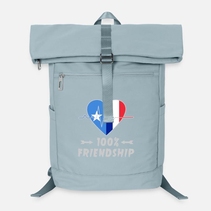 Somalia und Frankreich 100% Freundschaft Laptop-Rucksack 
