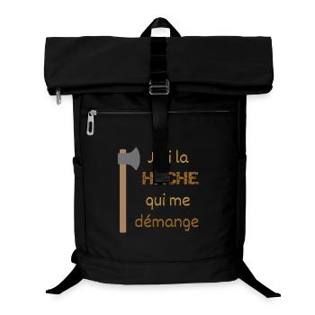 J'ai la hache qui me démange - Sac à dos ordinateur - noir - Devant