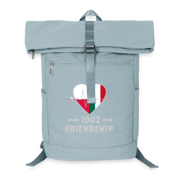 Poland and Italy 100% friendship - Laptop Backpack - ice blue - Front