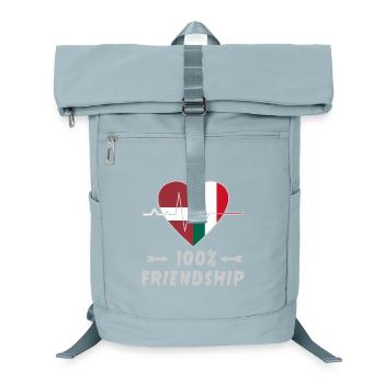 Latvia and Italy 100% friendship - Laptop Backpack - ice blue - Front