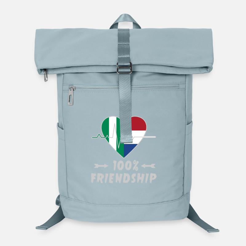 Nigeria und Niederlande 100% Freundschaft Laptop-Rucksack 