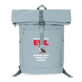 Böses Kätzchen - Laptop-Rucksack  - Eisblau - Vorne