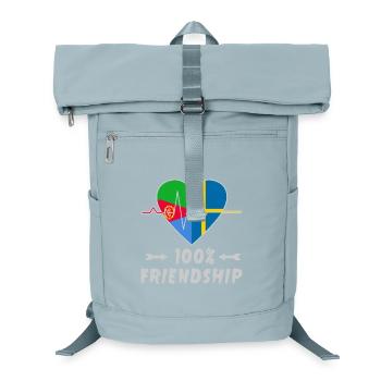 Eritrea und Schweden 100% Freundschaft - Laptop-Rucksack  - Eisblau - Vorne