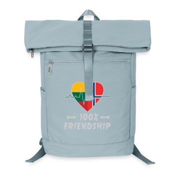 Lithuania and Norway 100% friendship - Laptop Backpack - ice blue - Front