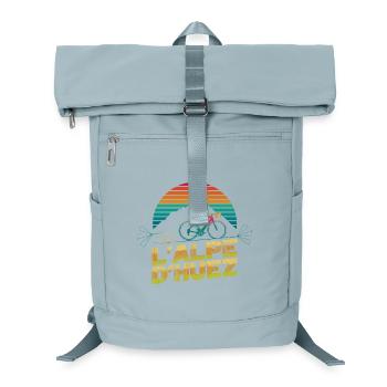 L'Alpe d'Huez Retro Cycling - Laptop Backpack - ice blue - Front