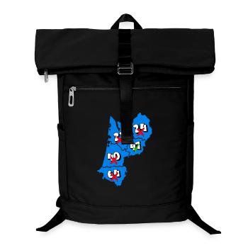 Region Aquitanien - Laptop-Rucksack  - Schwarz - Vorne