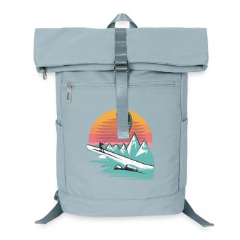 Snowkite Coucher de soleil minimaliste - Sac à dos ordinateur - bleu glacier - Devant