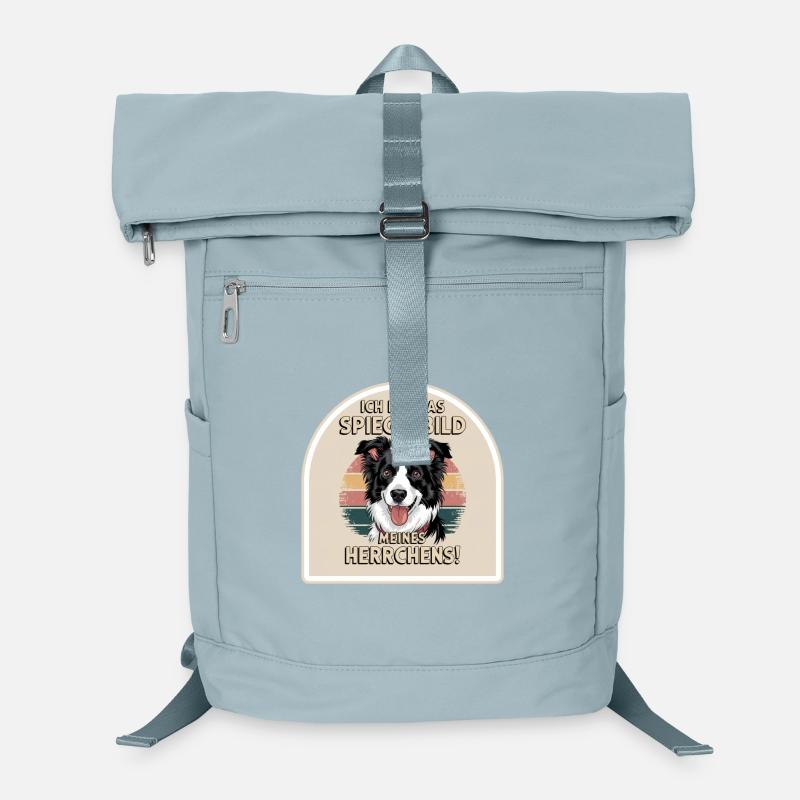 Border Collie Dog Reflection of My Master Laptop Backpack