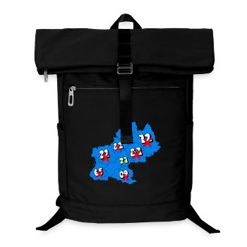 Midi-Pyrénées Region - Laptop-Rucksack  - Schwarz - Vorne