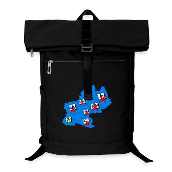 Midi-Pyrénées Region - Laptop-Rucksack  - Schwarz - Vorne