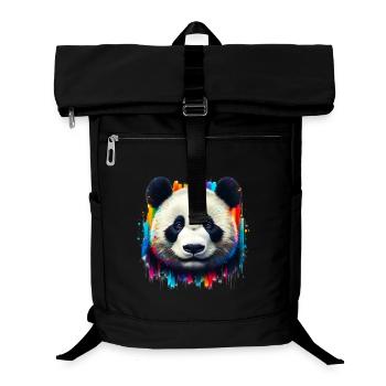 Panda - Laptop-Rucksack  - Schwarz - Vorne