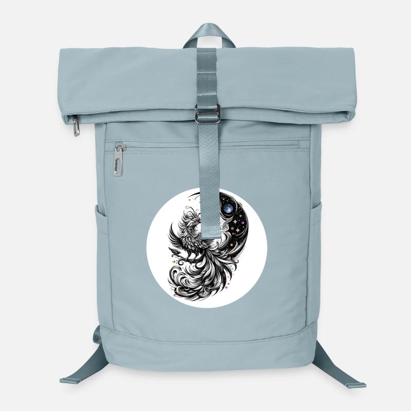 Comet Phoenix in the Moon Circle Laptop Backpack