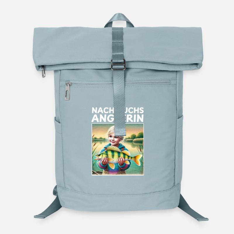 Nachwuchs Angerin - Geschenk Geburt Angelverein Laptop-Rucksack 
