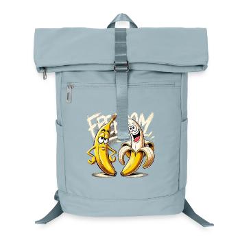 Cadeau banane liberté - Sac à dos ordinateur - bleu glacier - Devant