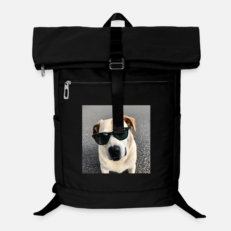 Hund mit Sonnenbrille Laptop-Rucksack 