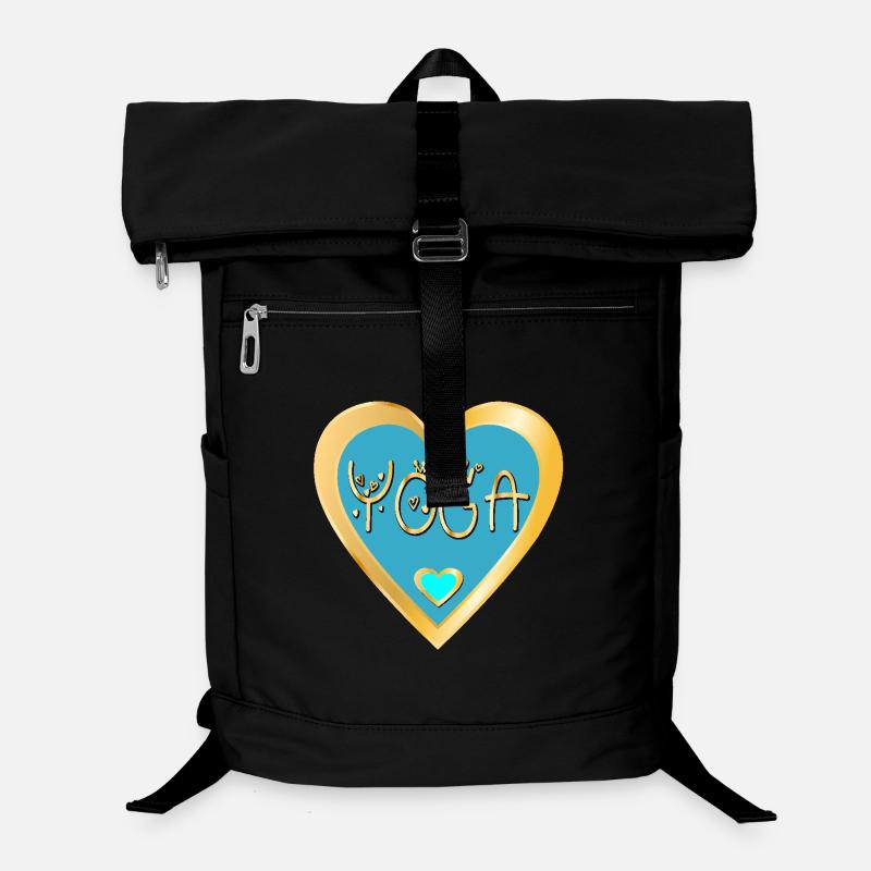 COURONNE DE YOGA DU CŒUR Sac à dos ordinateur