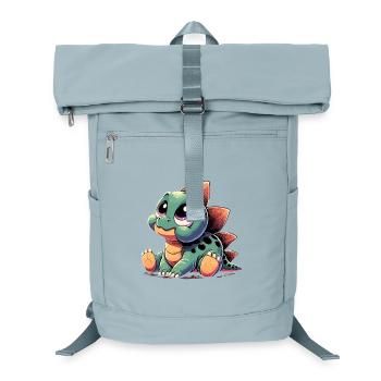 Stegosaurus Baby Dino Babydino Dinobaby Gift - Laptop Backpack - ice blue - Front