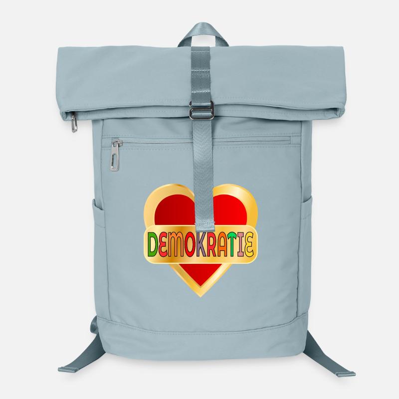 DEMOKRATIE WÄHLEN HERZ Laptop-Rucksack 