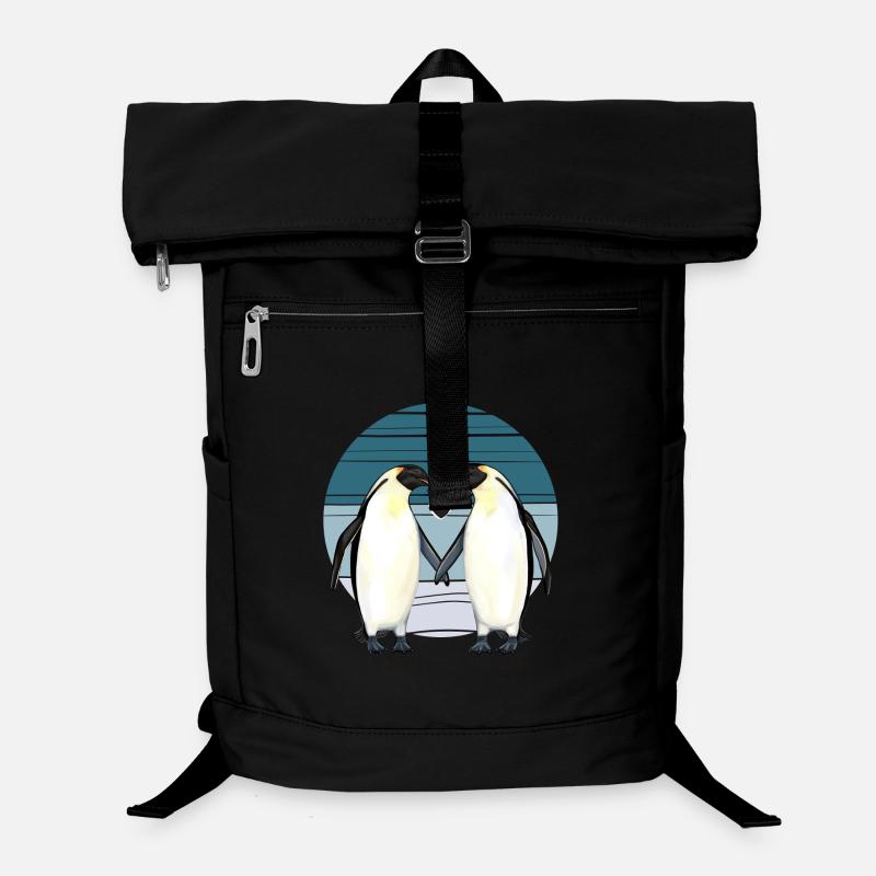 Valentinstag - Pinguin Liebe mit Herz Laptop-Rucksack 