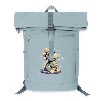 Stegosaurus Stego Baby Babydino Star Gift - Laptop Backpack - ice blue - Front