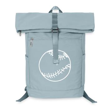 Baseball Ball Skizze - Laptop-Rucksack  - Eisblau - Vorne
