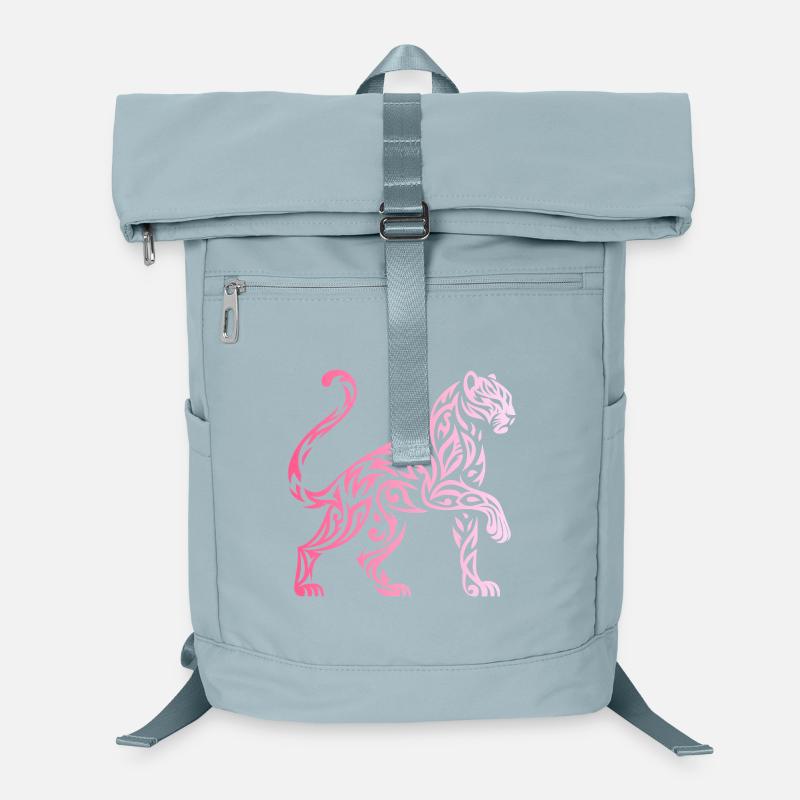 Gradient Tribal Panther Laptop-Rucksack 