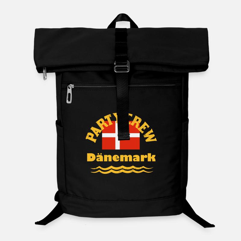 Dänemarkurlaub Party Crew Feiern Ferien Strand Laptop-Rucksack 