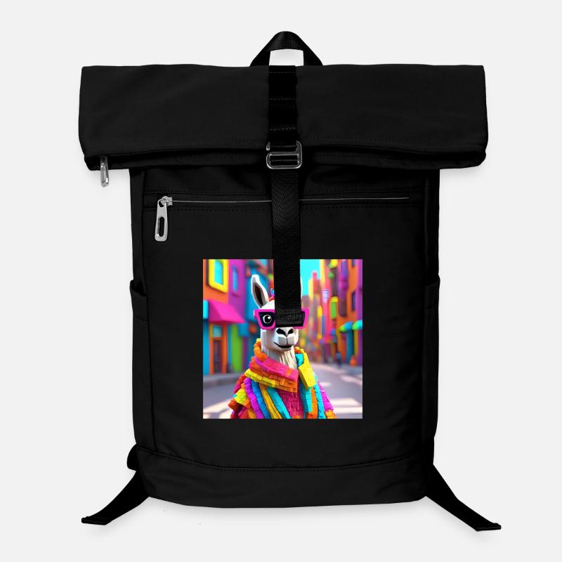lama, alpaga, lama marrant Sac à dos ordinateur