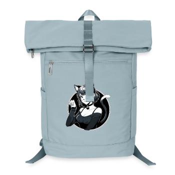 Katzenkostüm schöne Frau Manga Cosplay Geschenk - Laptop-Rucksack  - Eisblau - Vorne