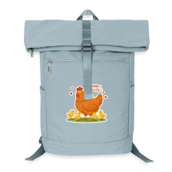 Super Mama Hen - Laptop Backpack - ice blue - Front