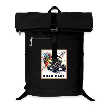 Quad Race – Speed Explosion - Laptop-Rucksack  - Schwarz - Vorne