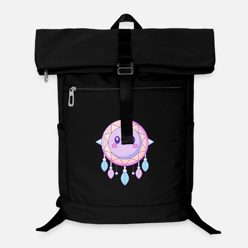 Attrape-rêves kawaii rose et violet Sac à dos ordinateur