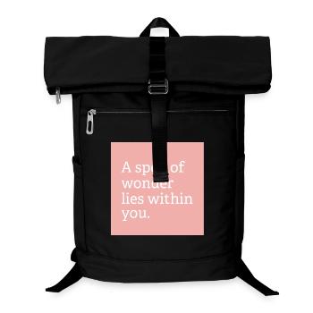 A spell of wonder - Laptop Backpack - black - Front