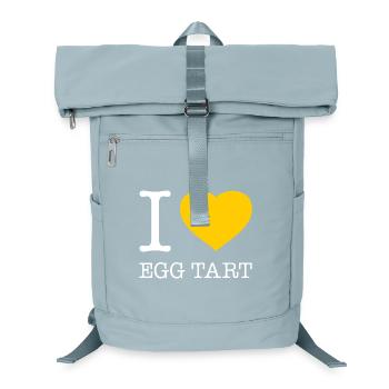 I LOVE EGG TART - Laptop-Rucksack  - Eisblau - Vorne