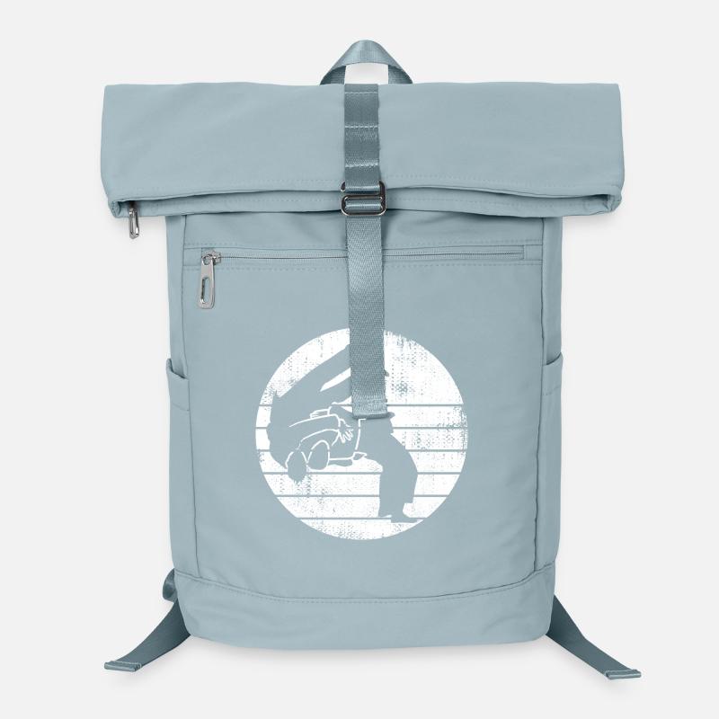 Judoka Zeichnung Laptop-Rucksack 