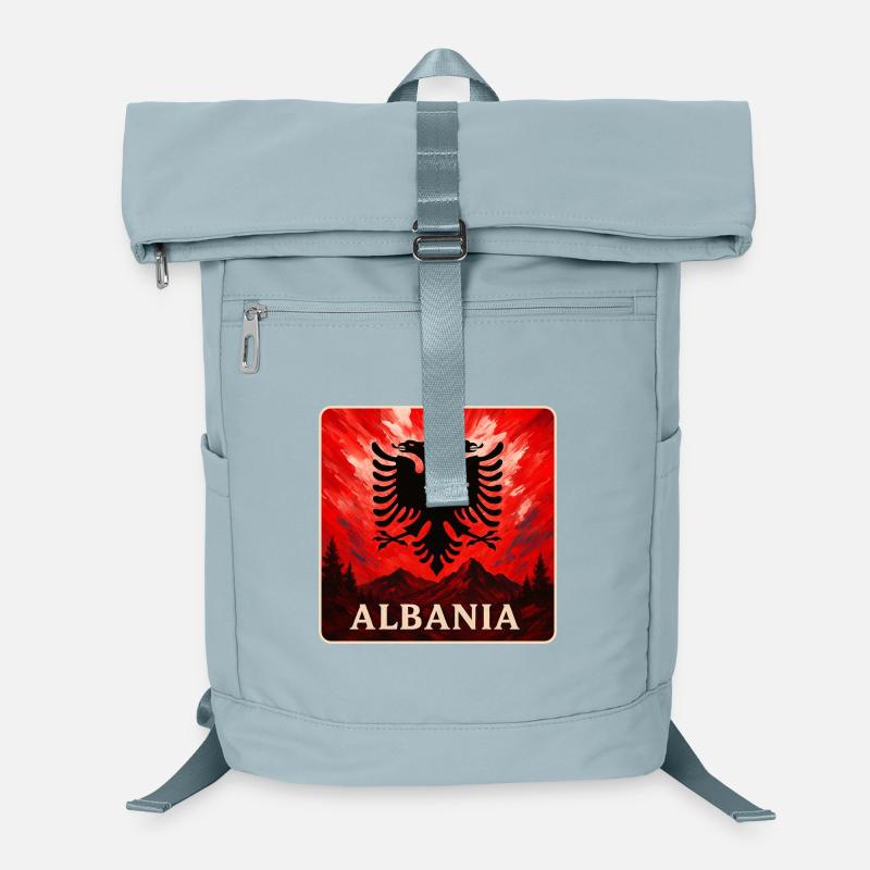 Albanie Double Eagle Design Sac à dos ordinateur