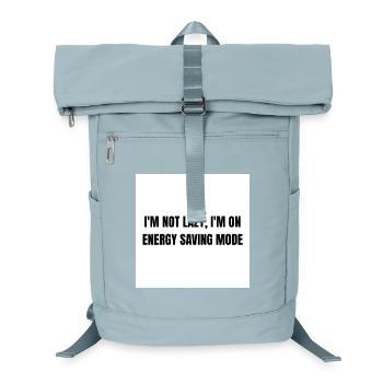Energy-Saving Mode – Lazy Mode Activated - Laptop Backpack - ice blue - Front