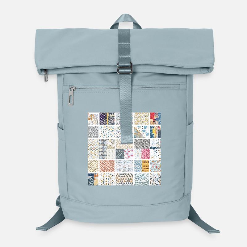Abstract Mosaic Pattern Art Collection Laptop Backpack