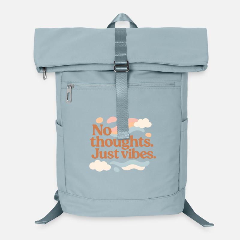 Skurrile Wolke und Regenbogen Motivationsdesign Laptop-Rucksack 