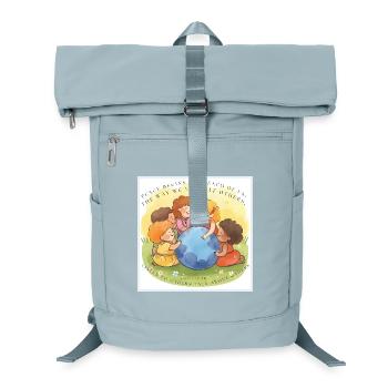 La paix commence avec chacun de nous - Sac à dos ordinateur - bleu glacier - Devant